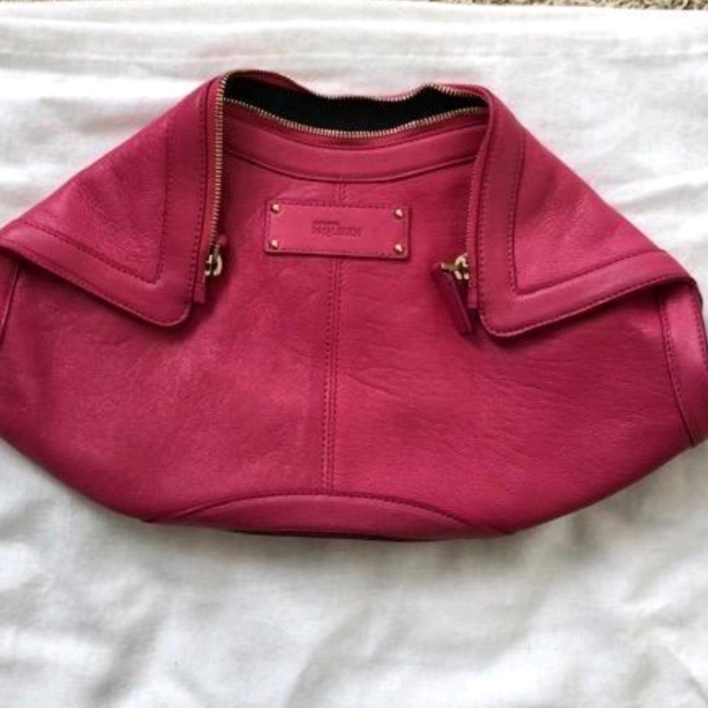Hot Pink Alexander McQueen De Manta Clutch